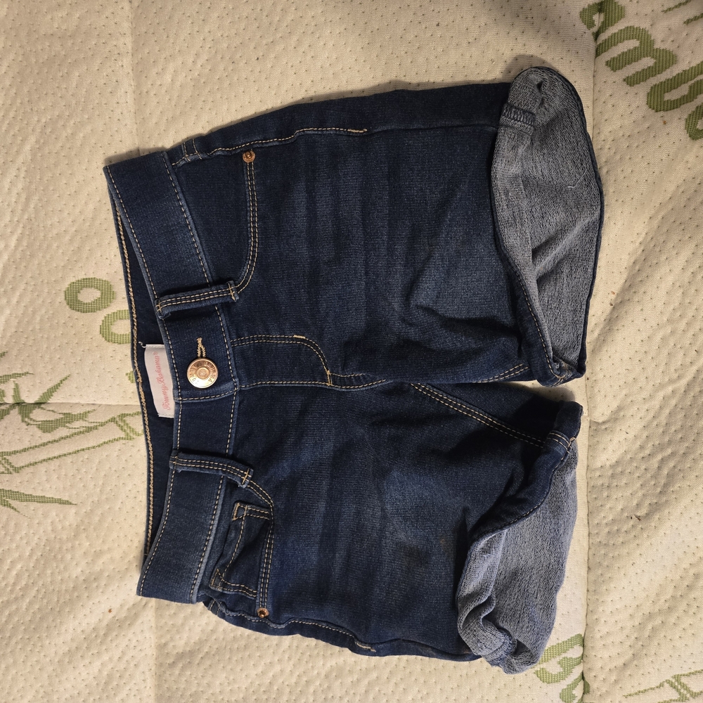 Dark Blue Denim Shorts